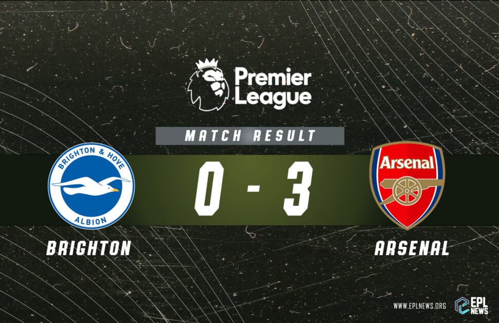Informe Brighton vs Arsenal