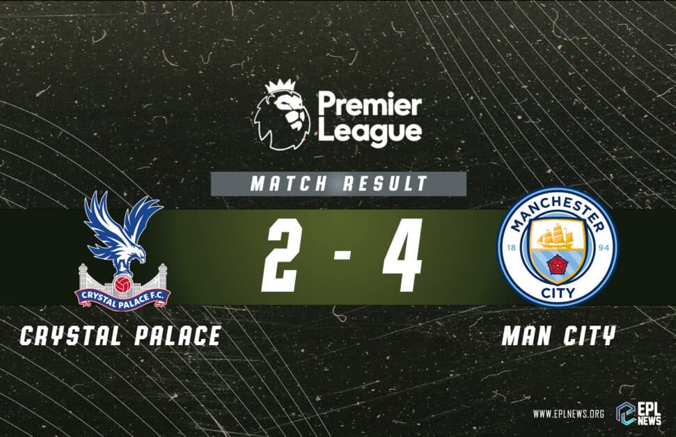 Informe Crystal Palace vs Manchester City