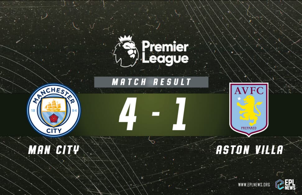 Informe Manchester City vs Aston Villa