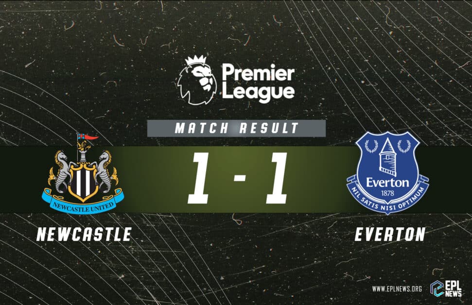 Informe Newcastle vs Everton 1-1_ Punto crucial para los