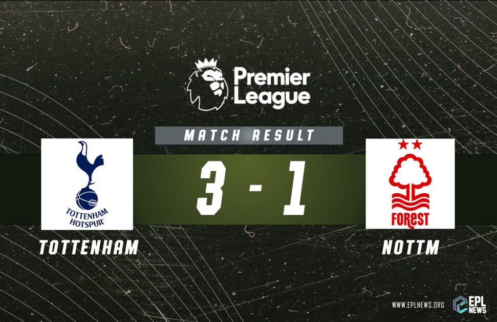 Informe Tottenham vs Nottingham Forest
