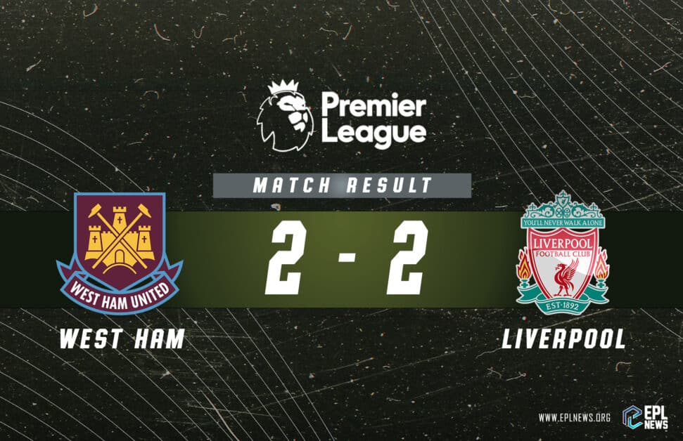 Informe West Ham vs Liverpool