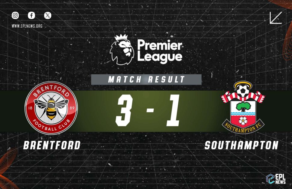 Informe 3-1 Brentford vs Southampton