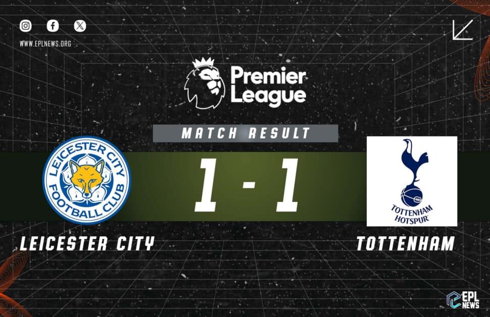 Informe Leicester vs Tottenham