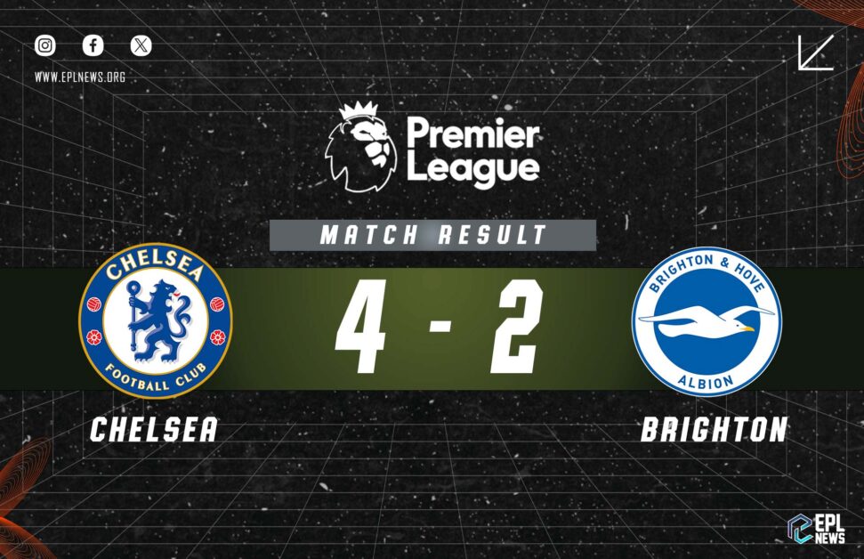 Informe Chelsea vs Brighton 4-2