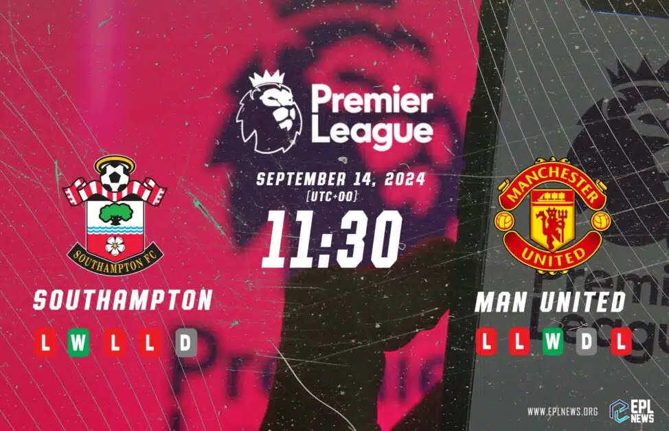 Previa del Southampton vs Manchester United