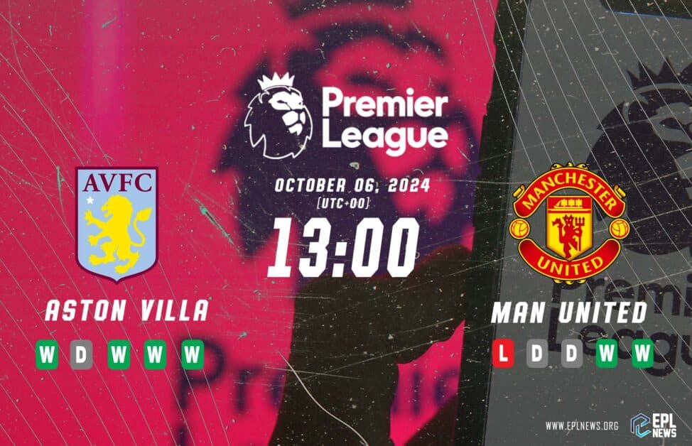 Previa Aston Villa vs Manchester United