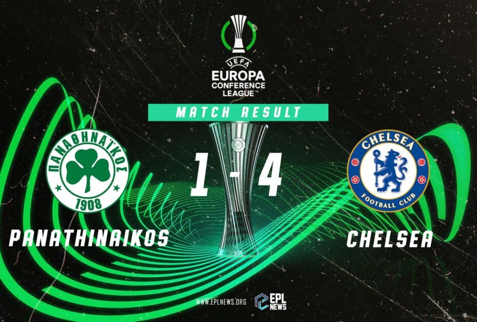 Informe Panathinaikos vs Chelsea 1-4