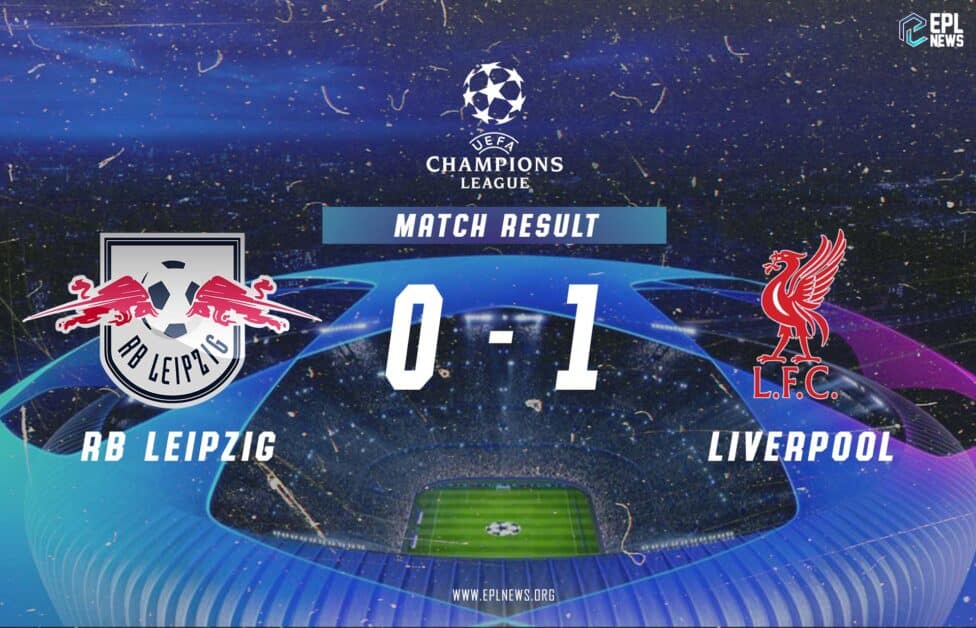 Informe RB Leipzig vs Liverpool 0-1