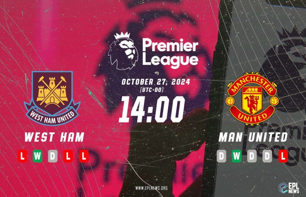 Previa West Ham vs Manchester United