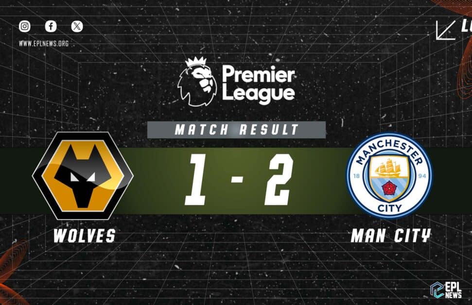 Informe Wolves vs Manchester City 1-2: