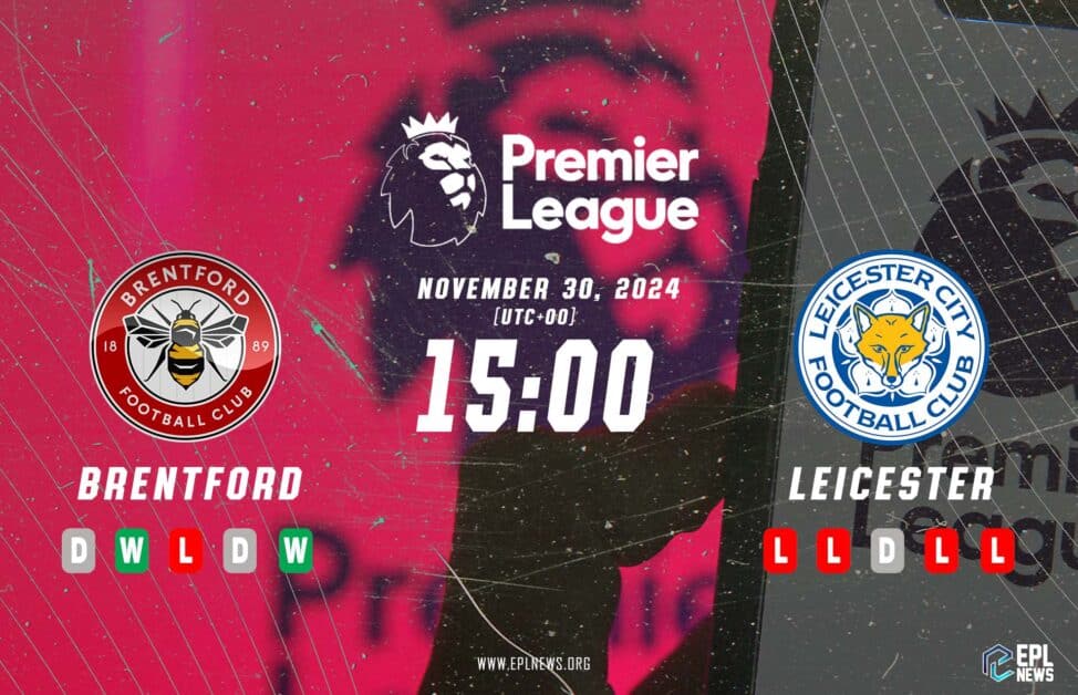 Previa del partido Brentford vs Leicester