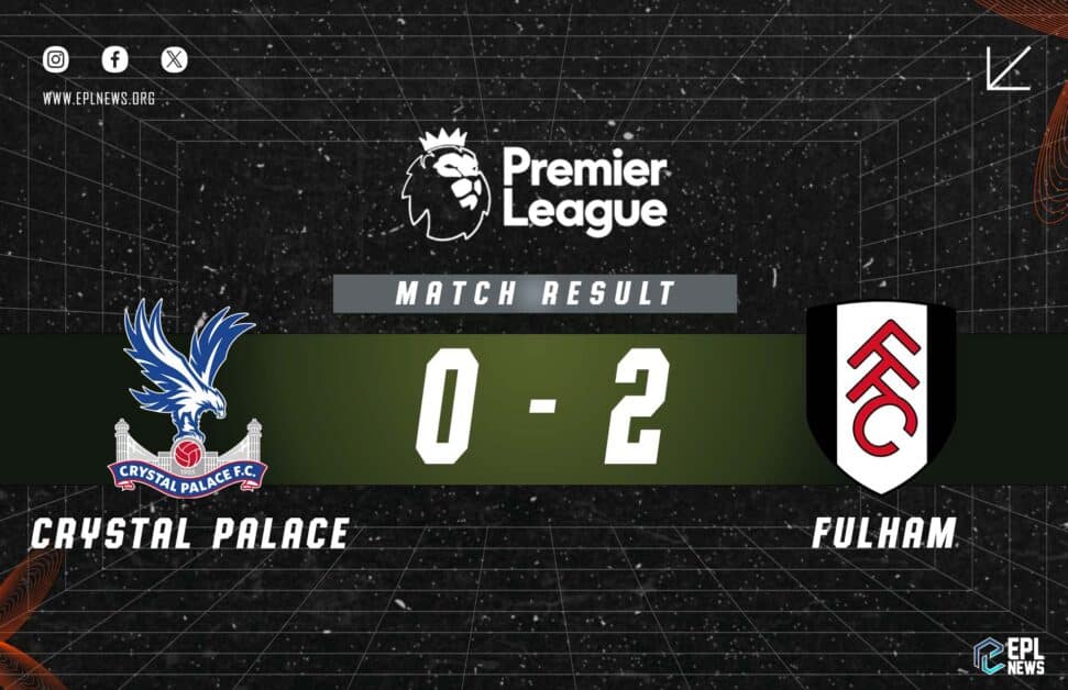 Informe Crystal Palace vs Fulham 0-2