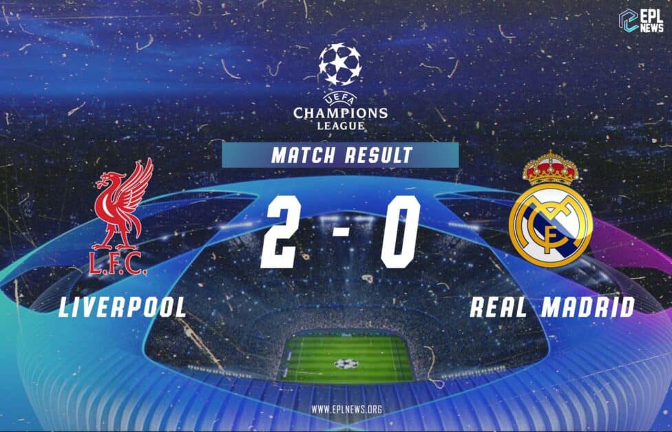 Liverpool vs Real Madrid 2-0