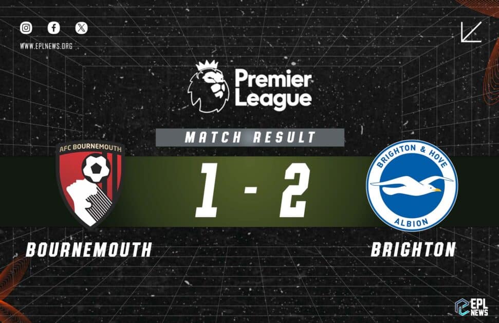 Informe Bournemouth vs Brighton 1-2