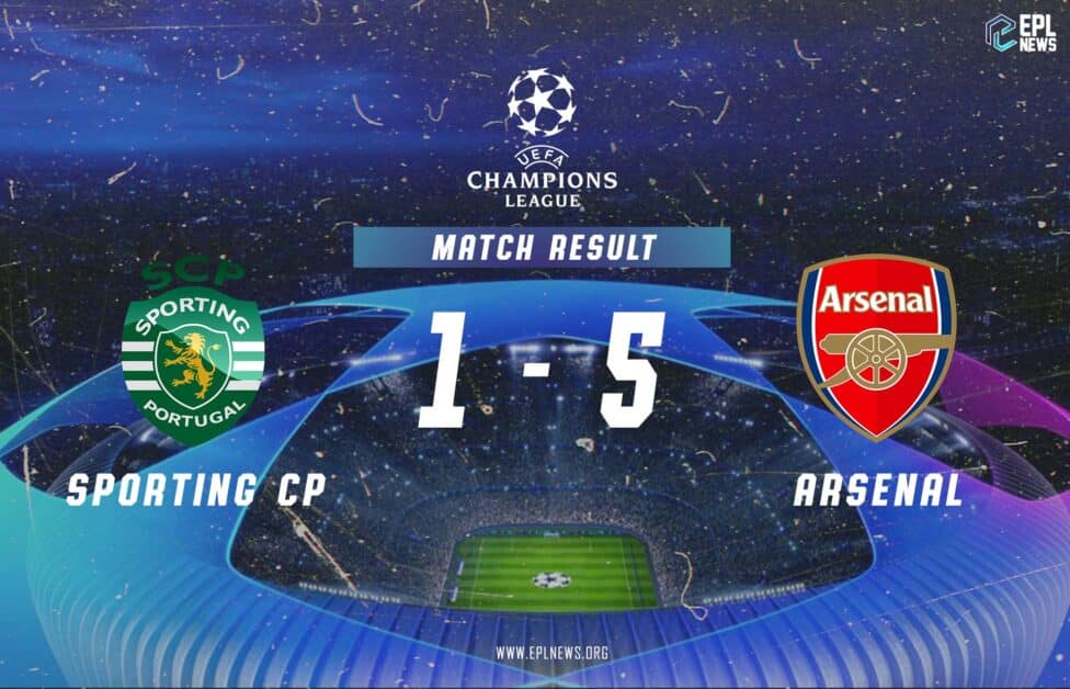 Informe Sporting CP vs Arsenal 1-5