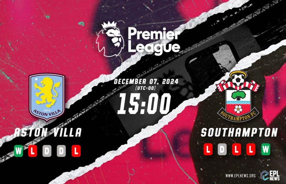 Previa Aston Villa vs Southampton