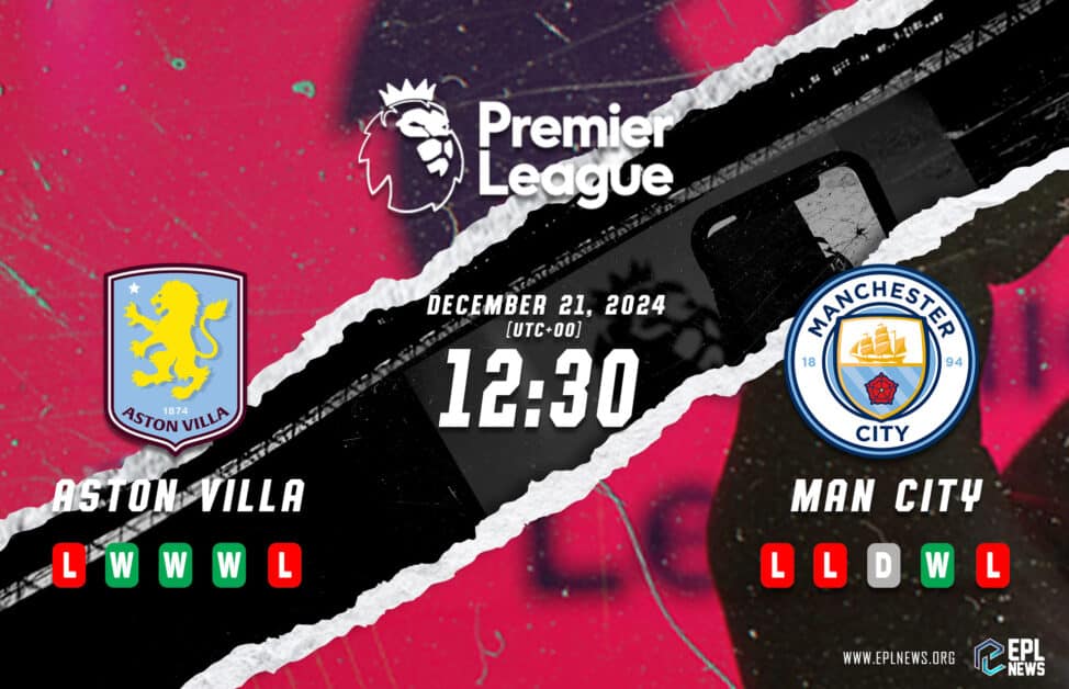 Previa Aston Villa vs Manchester City