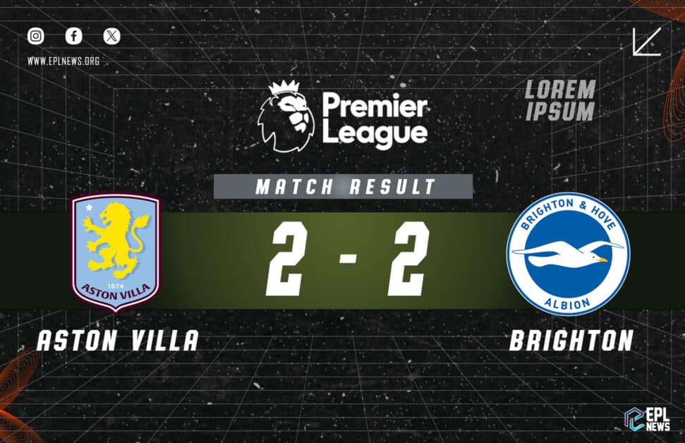 Aston Villa vs Brighton 2-2