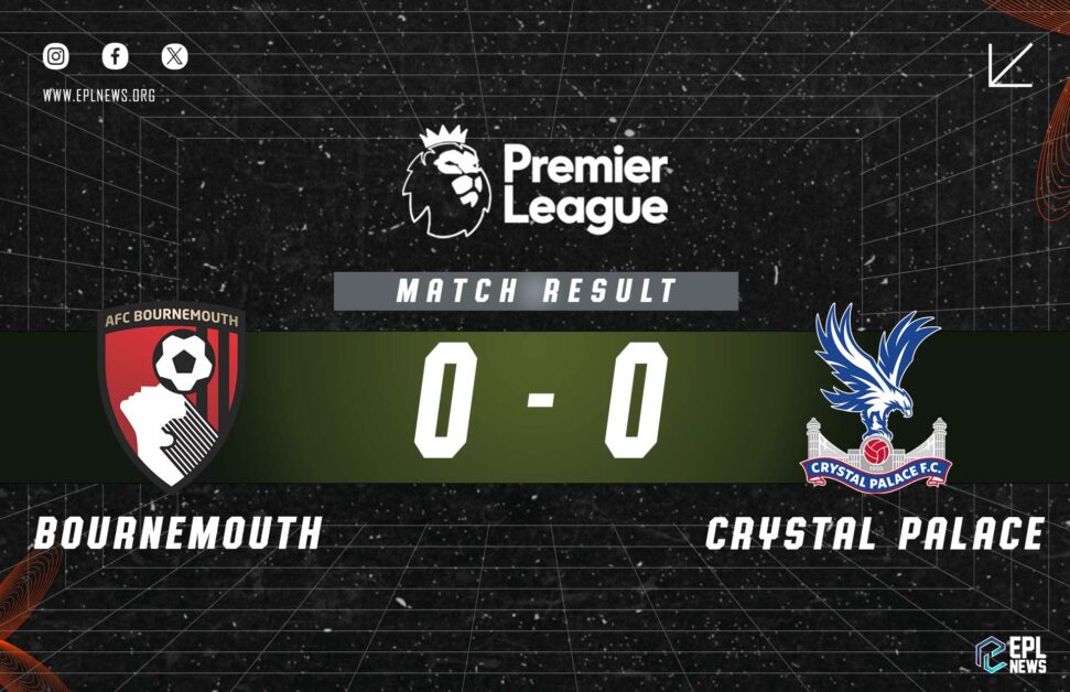 Informe 0-0 Bournemouth vs Crystal Palace