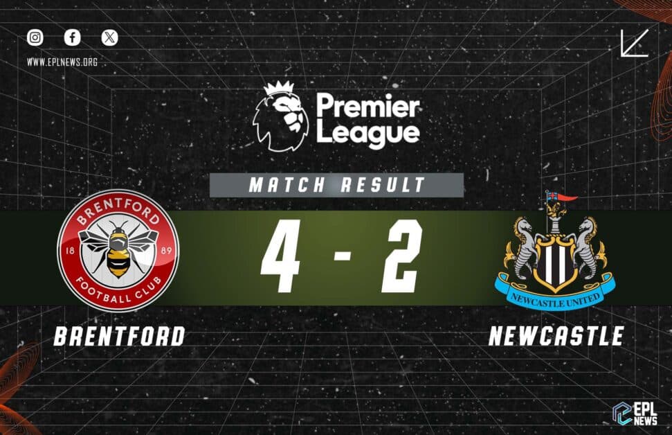 Brentford vs Newcastle 4-2