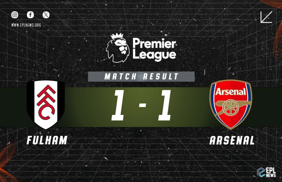 Informe Fulham vs Arsenal 1-1