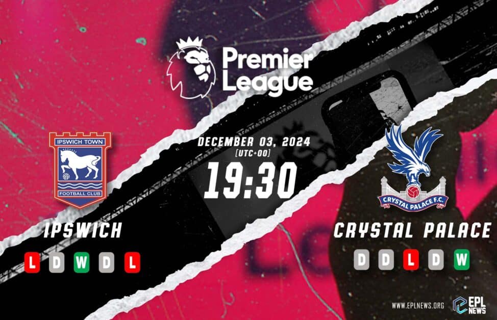 Previa Ipswich vs Crystal Palace