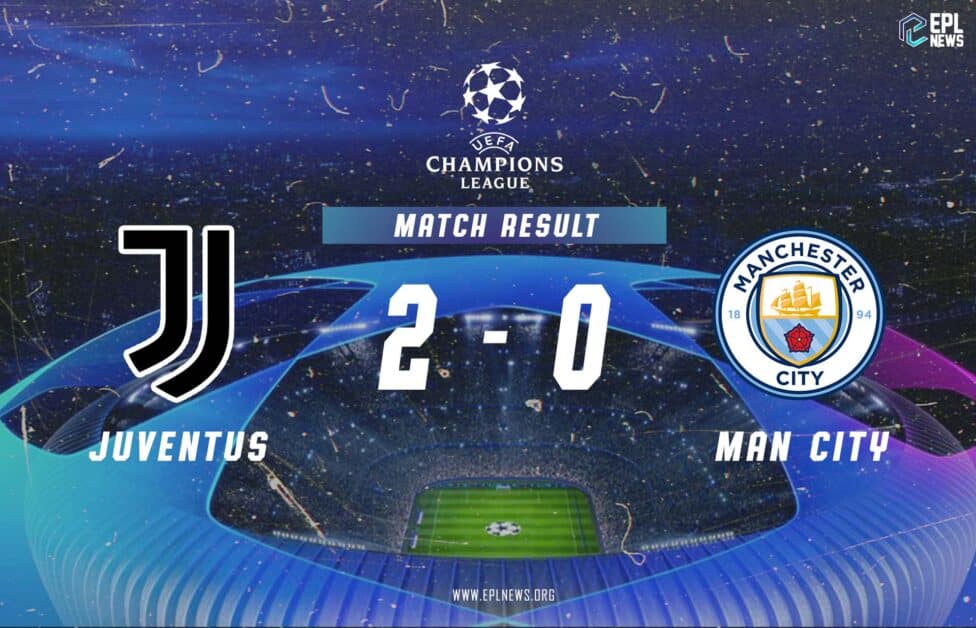 Informe Juventus vs Manchester City 2-0