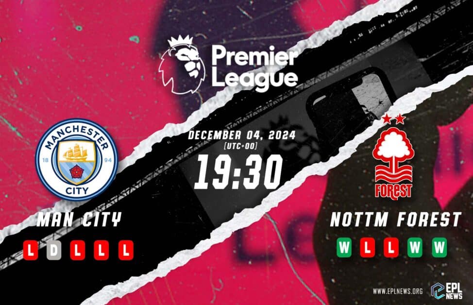 Previa Manchester City vs Nottingham Forest