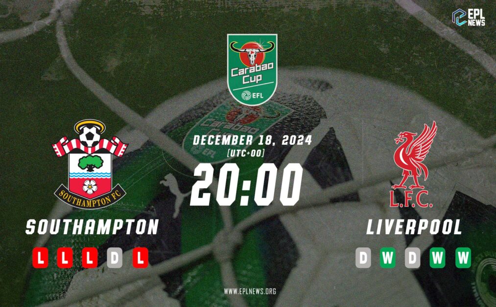 Previa de la Copa EFL entre Southampton y Liverpool