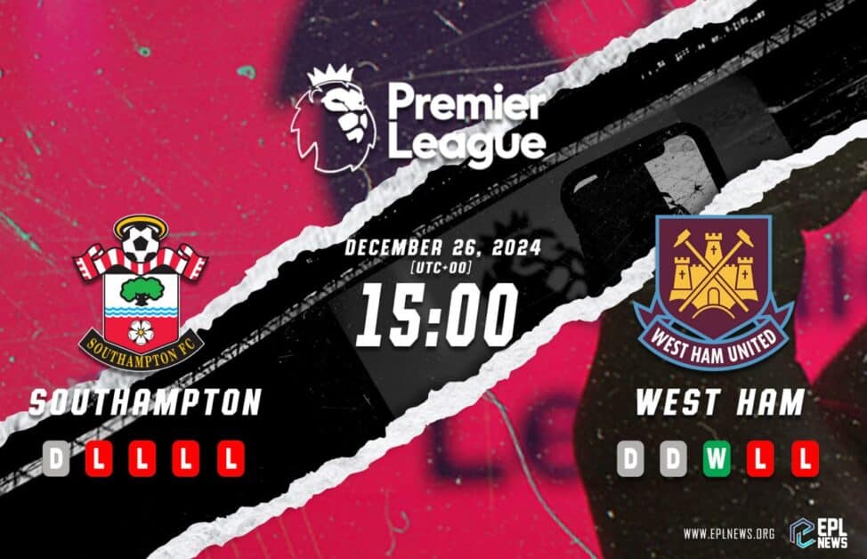 Previa Southampton vs West Ham