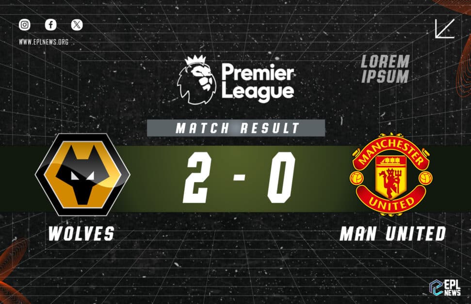 Informe 2-0 de Wolves vs Manchester United