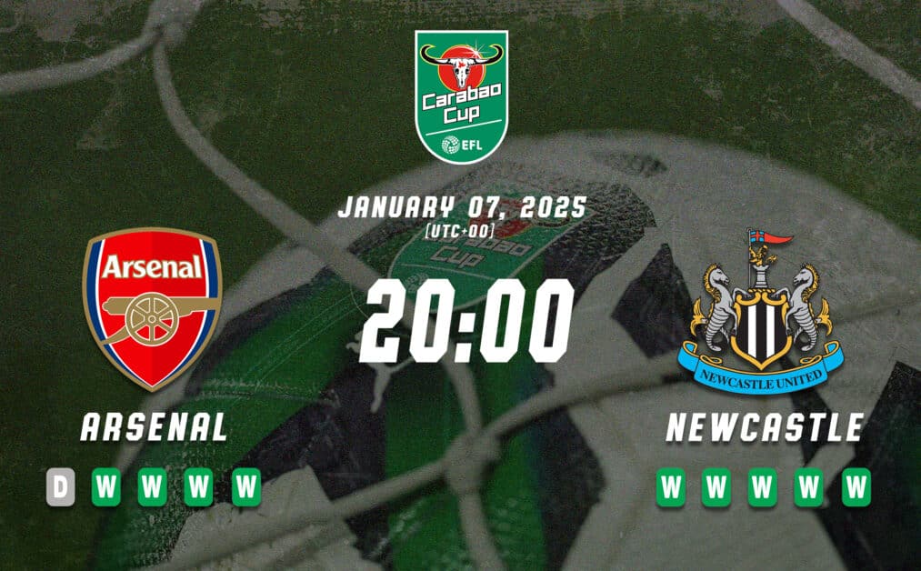 Previa de la Copa de la Liga de Fútbol Arsenal vs Newcastle