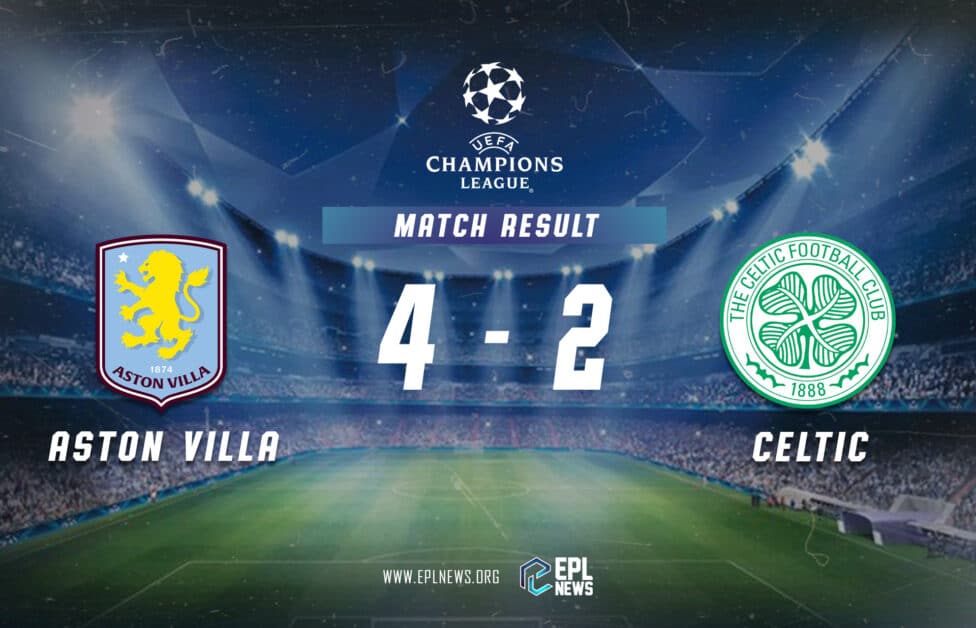 Aston Villa vs Celtic 4-2