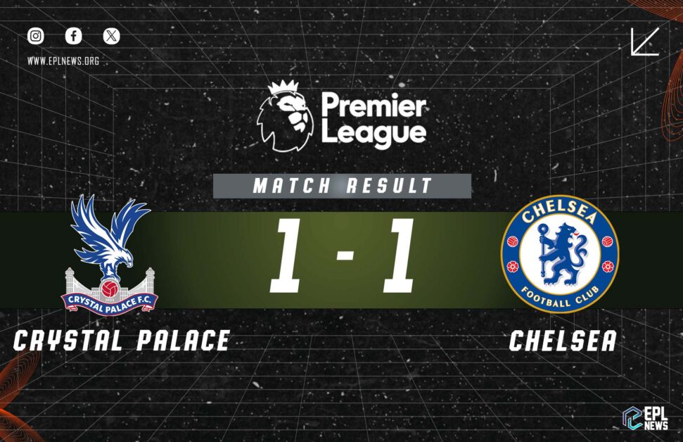 Informe Crystal Palace vs Chelsea 1-1