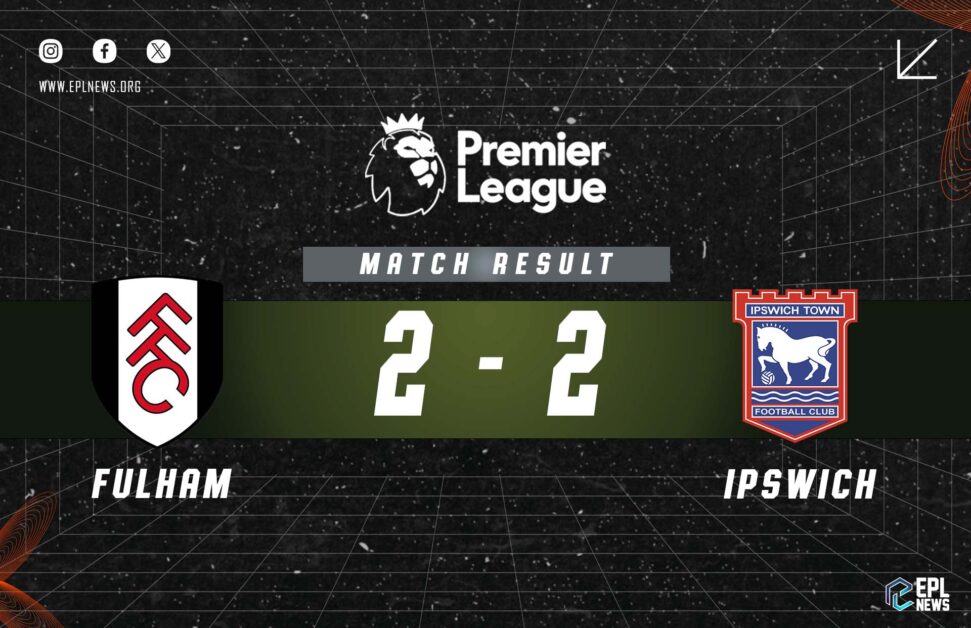 Informe Fulham vs Ipswich 2-2