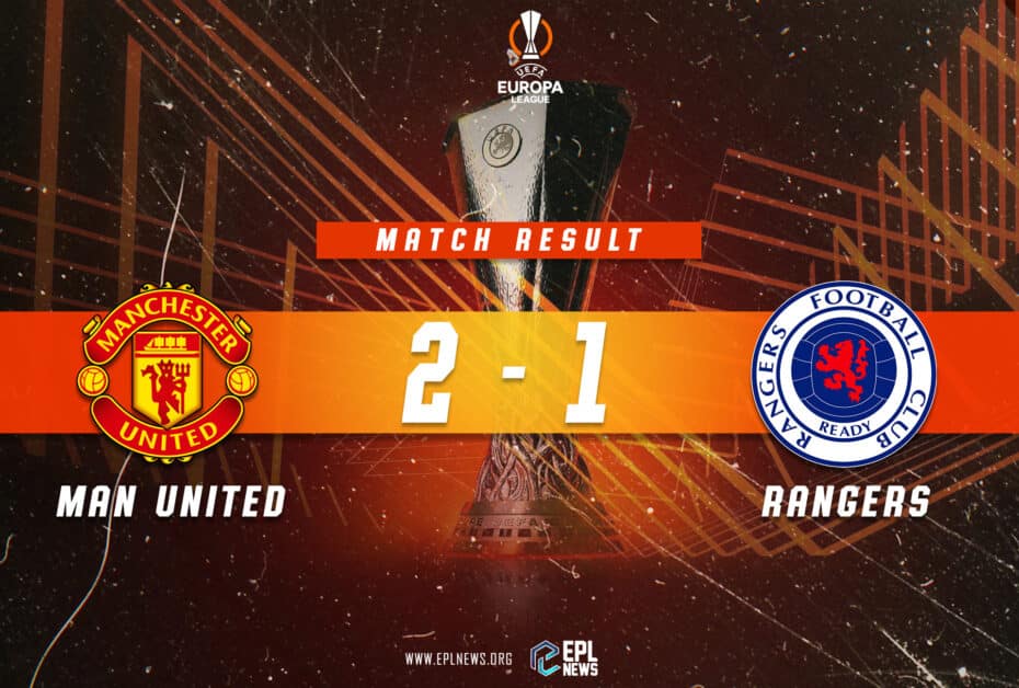 Informe del Manchester United vs Rangers 2-1