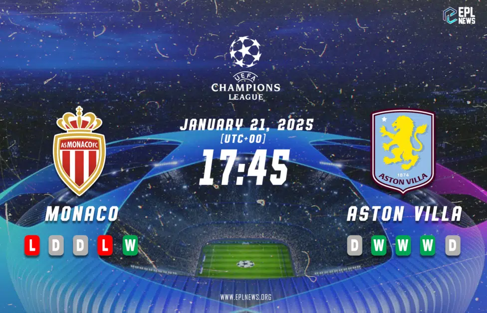 Previa del Mónaco vs Aston Villa