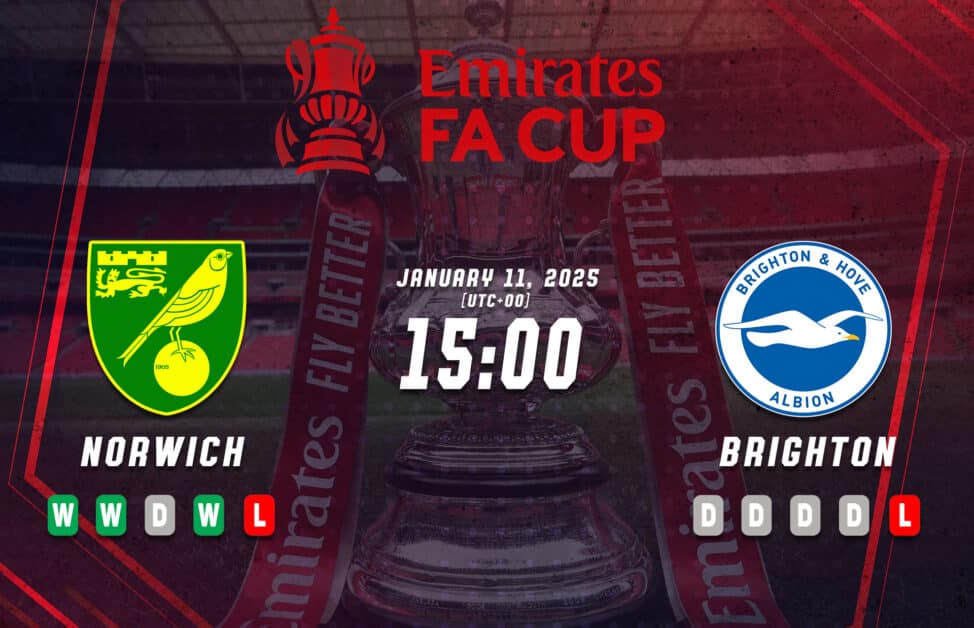 Previa de la FA Cup Norwich vs Brighton