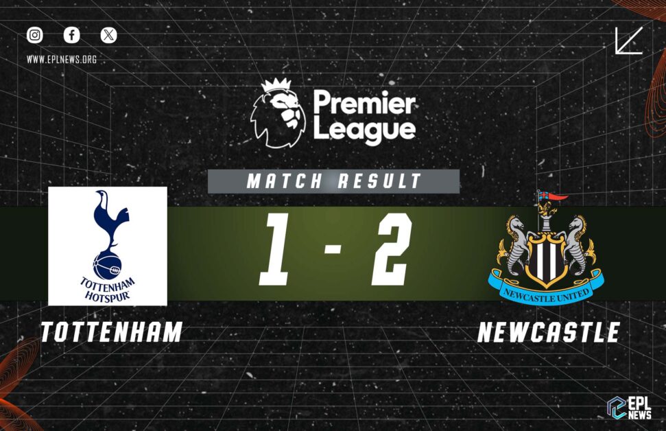 Informe Tottenham vs Newcastle 1-2