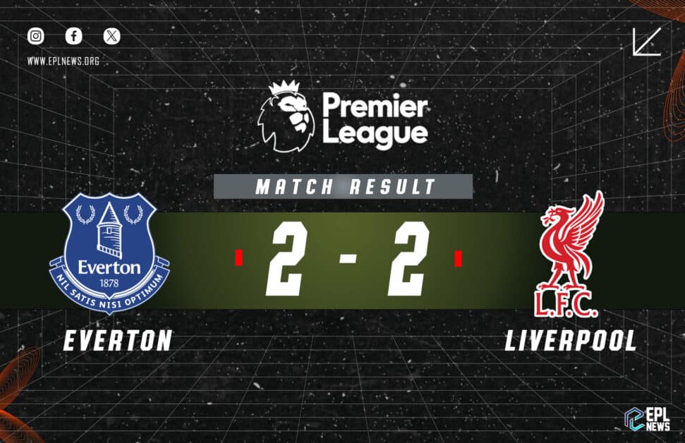 Informe 2-2 Everton vs Liverpool