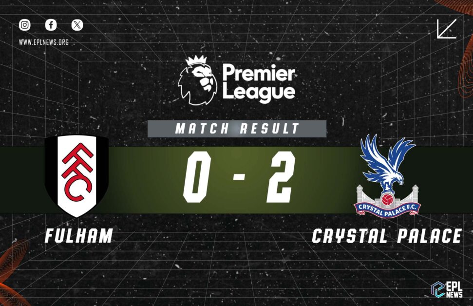 Informe Fulham vs Crystal Palace 0-2