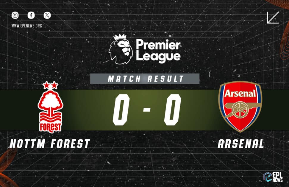 Nottingham Forest vs Arsenal 0-0