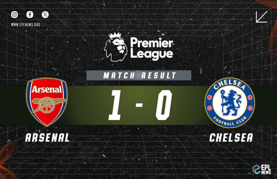 Informe Arsenal vs Chelsea 1-0