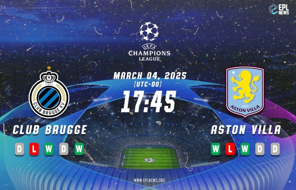 Previa Club Brugge vs Aston Villa