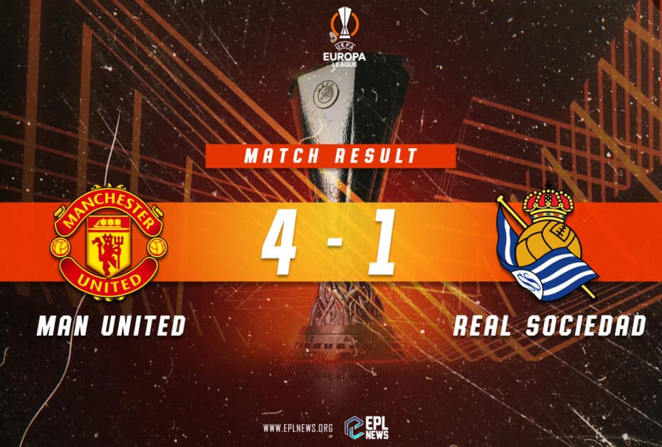 Informe Manchester United vs Real Sociedad 4-1