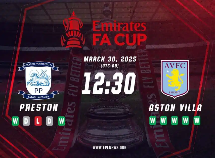 Previa del partido Preston vs Aston Villa por la FA Cup