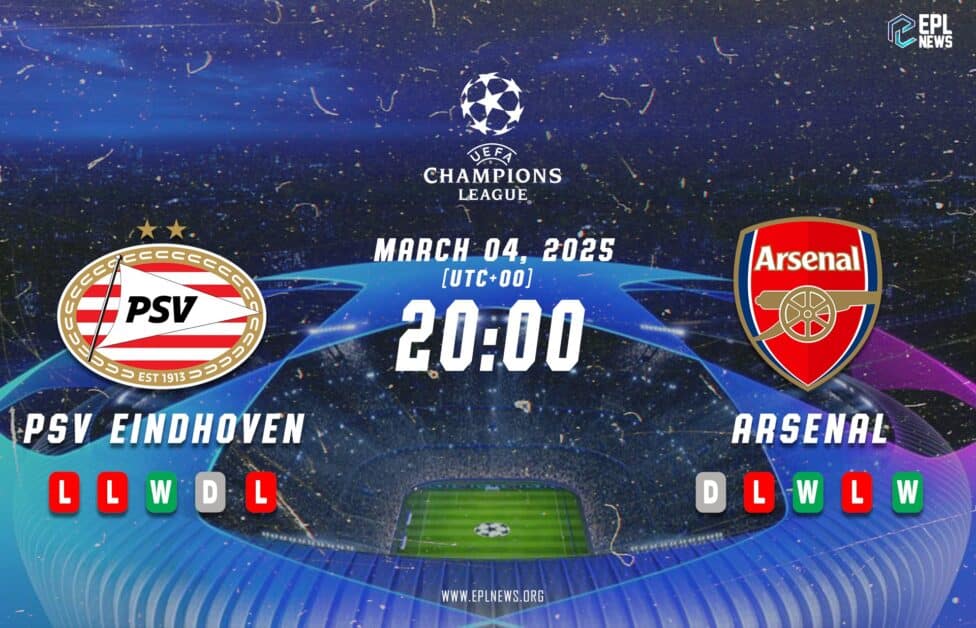 Previa PSV vs Arsenal