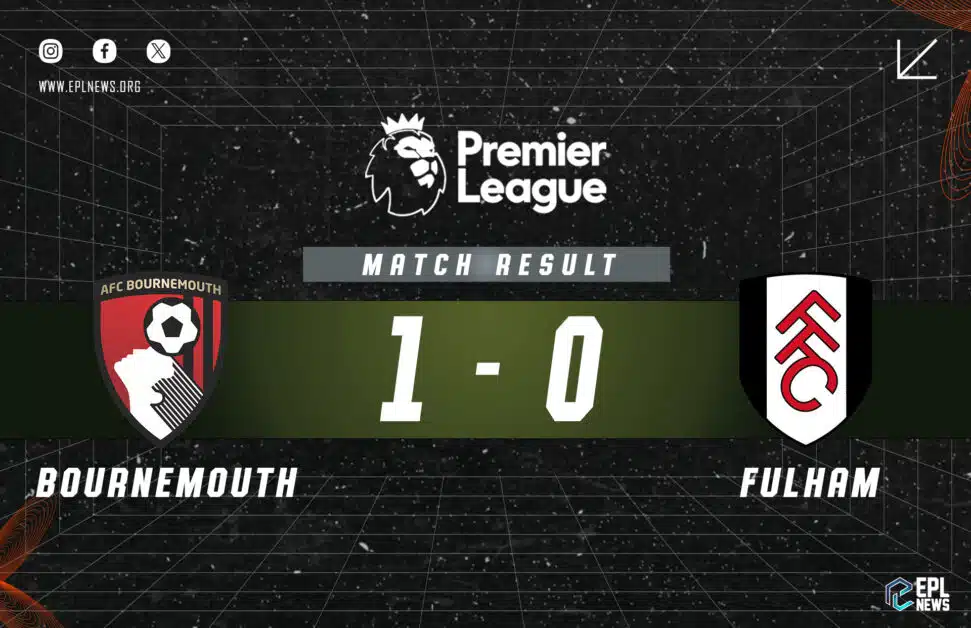 Informe Bournemouth vs Fulham 1-0