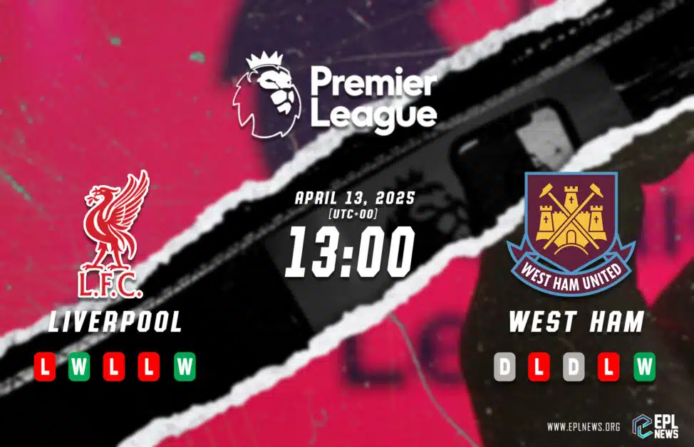 Previa del Liverpool vs West Ham